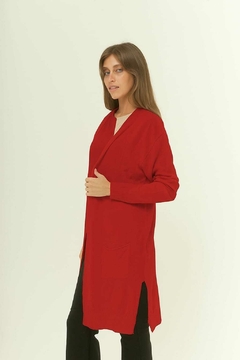 Imagen de Saco/ capa de bremer 7/8, con bolsillos y tajos . Oversize.