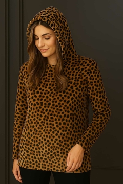 Buzo de corderito, suave. Animal print. Calidad premium. - comprar online