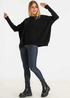 Sweater tejido, oversize, con mangas de morley. - comprar online