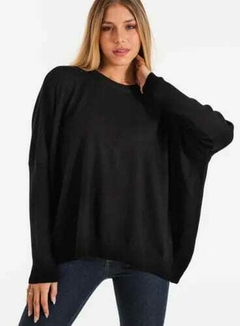 Sweater tejido, oversize, con mangas de morley. - Proverbio