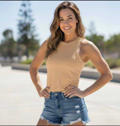 Musculosa de modal viscosa. Calidad premium.