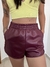 Short Sport Couro