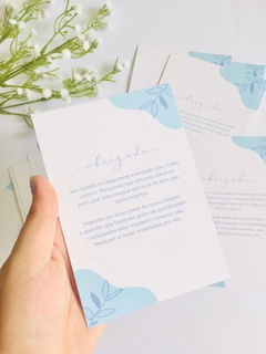 25 Panfleto de agradecimento | Mod 2 ♡ - comprar online
