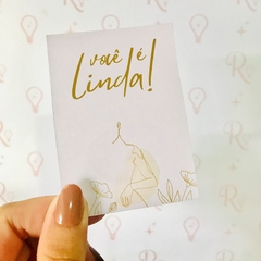 25 Mini Folheto | Você é linda