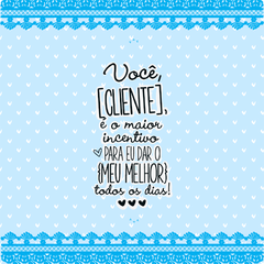 Balas personalizadas | Agradecimento ao cliente