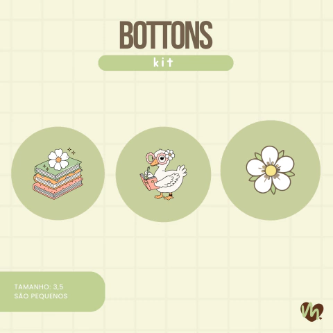 [BOTTONS] KIT Patinha Leitora - comprar online