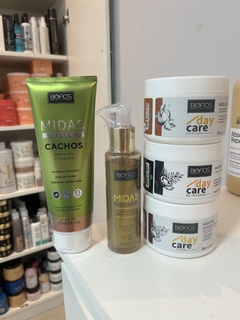 Kit Biofios com Leave In Cachos