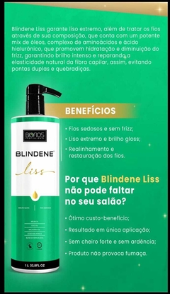 Biofios Profissional Blindene Liss - Escova Progressiva Sem Formol 1L - comprar online