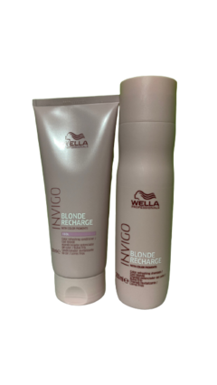Kit Wella Professionals Invigo Blonde Recharge Duo (2 Produtos) - loja online
