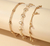 Set de tobilleras / pulseras Cubix