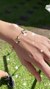 Pulsera/Toillera mariposas perforadas - tienda online