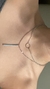 Collar círculo-barrita doble