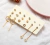 Aros Set de 8 pares - perlas y strass