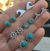 Aros Set de 8 pares - marinos