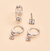 Aros Set de 4 - Romanticos - comprar online