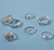 Anillos Paz y Actitud - set de 7 - tienda online