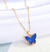 Collar piedra mariposa  - comprar online