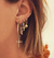 Aros set de 5 ARGOLLA con Cruz