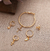 Aros set de 5 ARGOLLA con Cruz - OBSESSED Accesorios