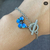 Pulsera Monarca azul