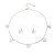 Collar 5 mariposas (sin aros) - comprar online