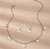 Collar 5 mariposas (sin aros)
