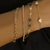 Set de pulseras corazones , estrellas y brillos - comprar online