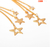 Aros estrellas colgantes - tienda online