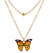Choker doble Monarca amarilla en internet
