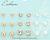 AROS -Pack de 9 pares Perlas, brillantes y bolitas