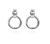 Aros argollitas con perlita metal en internet