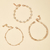 Tobillera Cola de pez y circones (set de 3) - OBSESSED Accesorios