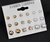 Aros Pack de 9 pares perlitas y brillantes