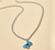 Collar monarca azul