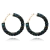 ARGOLLAS NEGRAS CON BRILLITOS