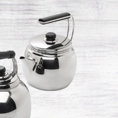 Pava de Acero Inoxidable GAMUZA de 1600 ml Brillante - Ref : A3300820
