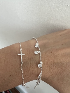 Pulsera cubics colgantes