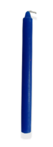 Vela Palito Cor Azul Escura