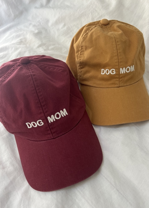 Boné DOG MOM caramelo