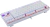 Redragon K552 Kumara 2 ES Blanco Rainbow - KRUSTY GAMES
