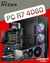 PC R7 4060. RYZEN 7 5700X + RTX 4060 ROG + MOTHER B550 GAMING + 16GB RAM 3000 MHZ RGB + M,2 2TB + FUENTE 650W 80PLUS SM + GABINETE GAMER TT RGB 3 FAN