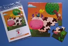 ROMPECABEZAS X 9 PIEZAS (LA VACA)