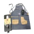 SET ASADO NEWELL´S OLD BOYS CON DELANTAL Y VASO FERNETERO - PODEMOS PERSONALIZARLO - comprar online