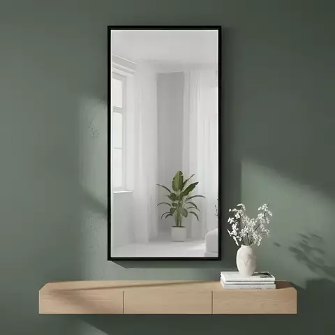 Espejo punta recta 80x50 en hierro - comprar online