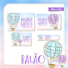 KIT 60 ETIQUETAS ESCOLARES.