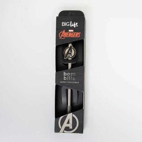 BOMBILLA ACERO INOXIDABLE AVENGERS