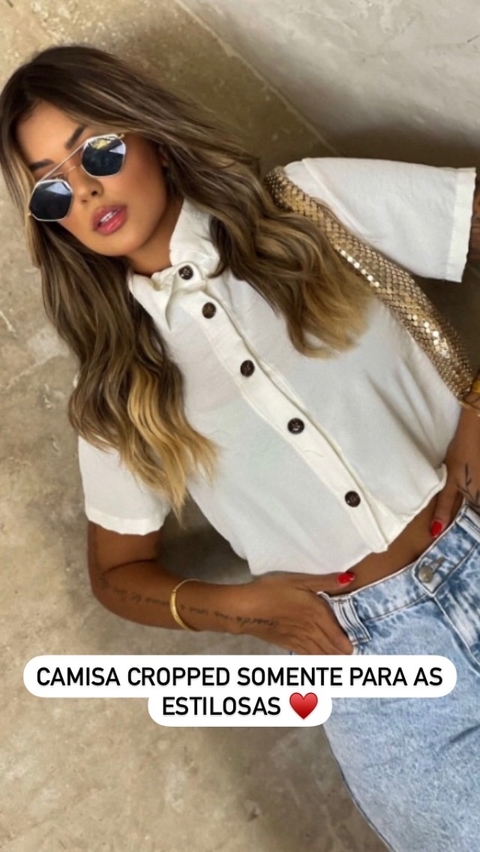 Camisa Cropped