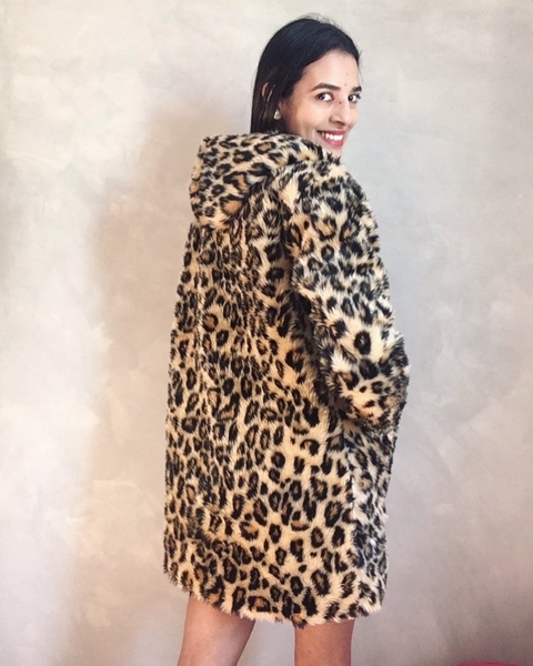 Casaco teddy onça