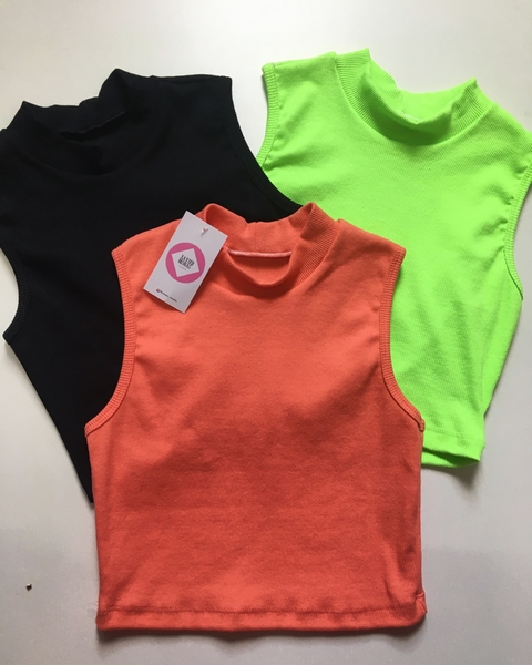 Cropped regata gola alta