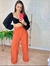 Calça Pantalona Com cinto
